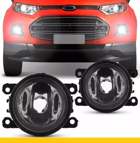 Farol Milha Ford Ecosport 2013 2014 2015 2016 Par Com Lâmp.