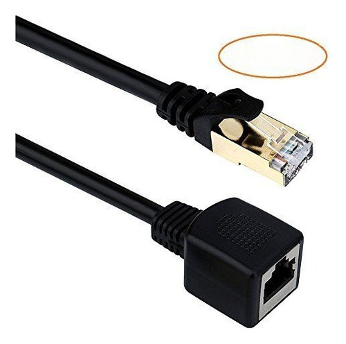 3m 3-pack Ethernet Extensión Cable Cat 6 Rj45 Macho A Hembra