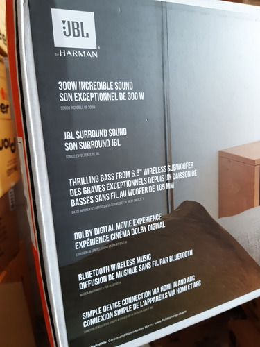Imagen 9 de 10 de Barra De Sonido Jbl Harman Con Bajo Inalámbrico Y Bluetooth