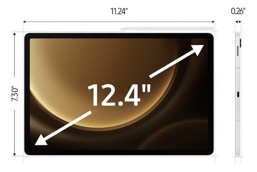 Tablet Samsung Galaxy Tab S9 Fe+ Plus Com Caneta S 256gb/12g