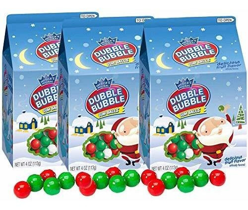 Chicle - America's Original Dubble Bubble Gumballs Christmas