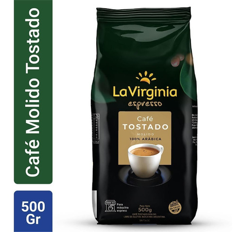 Café Espresso Tostado Molido La Virginia X 500 Gr Equipeshop