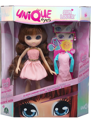 Unique Eyes Sun Lover Ojos Mágicos Muñeca Sophia, Amy O Rebe