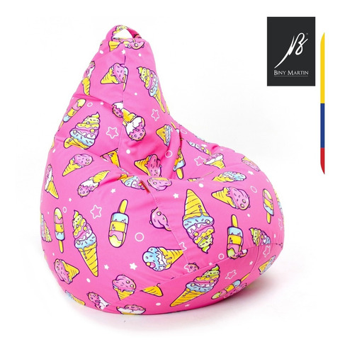 Puff Silla Niños Estampados Premium Biny Martin® 4 A 12 Años