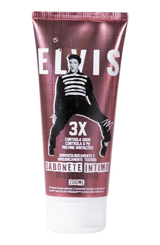 Sabonete Íntimo Masculino 3x1 - Elvis Presley -viking Brand