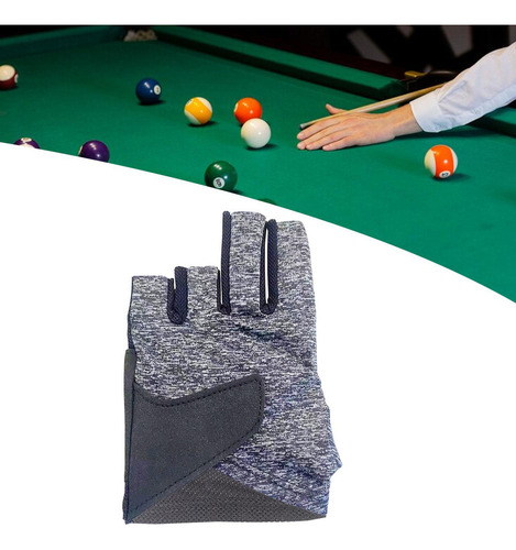 Guante De Billar, Guantes Para Taco De Billar, Guantes Gris
