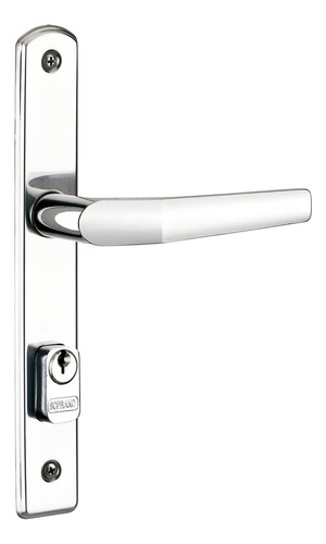 Cerradura exterior de poplina BR20 cromada Esp15 (20 x 53), color soprano