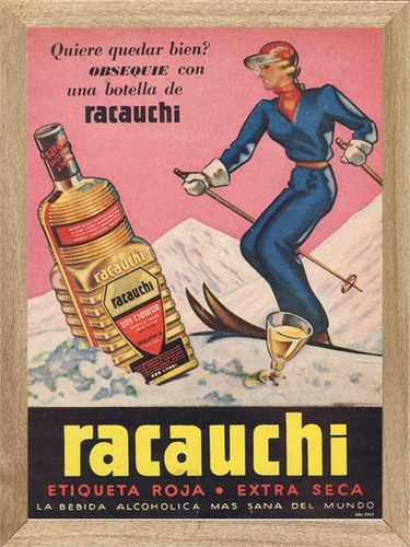 Licor Racauchi , Cuadro, Poster, Bebida, Publicidad     M551