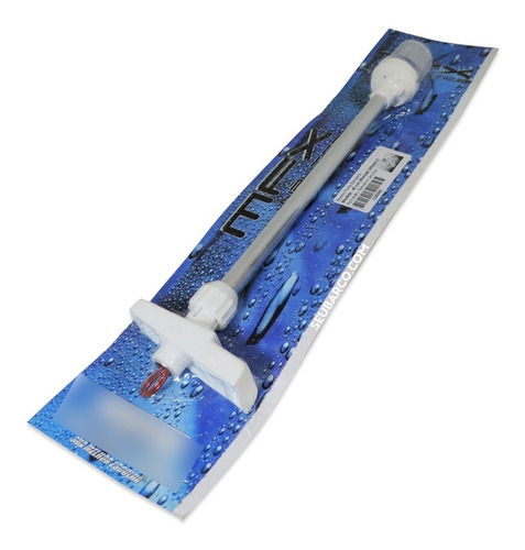 Imagem 1 de 3 de Mastro Porta-bandeira Branco C/luz Alcançado Em Led 40 Cm