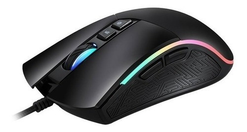 Mouse Gamer Hp M220 Usb 4800 Dpi 7 Botões Led Óptico