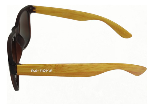 Oculos De Sol Bambu Marrom Re-nove