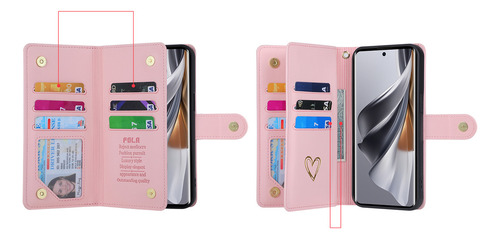 *. Cartões Com Zíper Solt Wallet, Bolsa De Couro, Capa Fofa