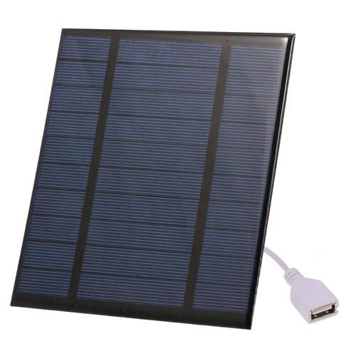 Cargador Solar Portátil 2.5w / 5v / 3.7v Con Puerto Usb Comp
