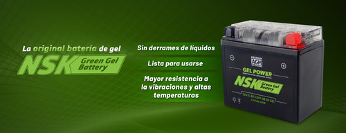 Batería Nsk De Gel- Ytx4l- Para Honda Crf150 F | Crf230 F