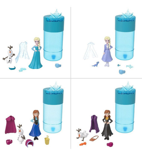 Disney Frozen - Snow Color Reveal - 6 Sorpresas - Mattel