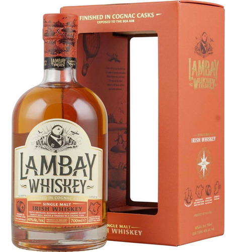 Whisky Lambay Single Malt Irish Con Estuche