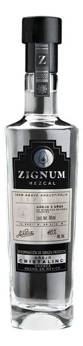 Mezcal Zignum Añejo Cristalino 100%