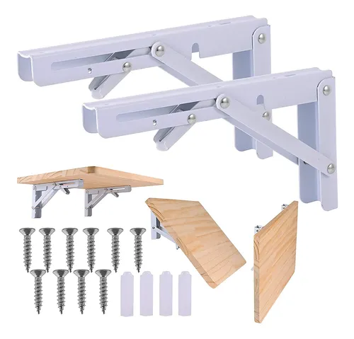 comprar Soporte Estante Plegable 12  2 Pieza Metal Resistente Pared