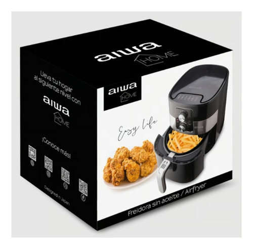 Freidora De Aire Aiwa Fd7003 4lt 1300w
