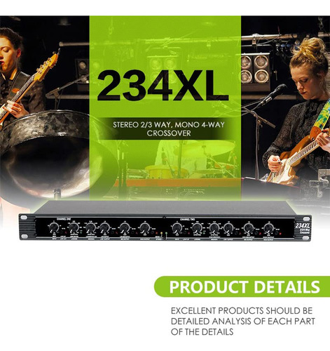 234xl Crossover Audio Profesiononal 3 Vias