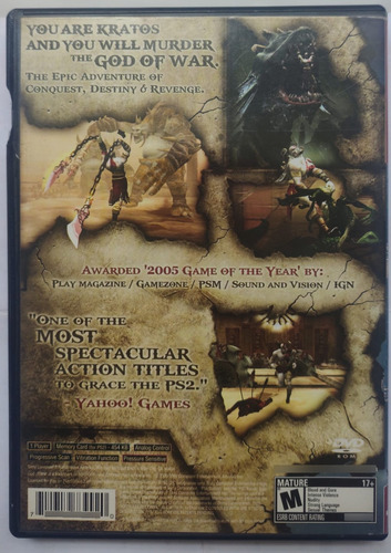 God Of War Original Playstation 2 (Usado)