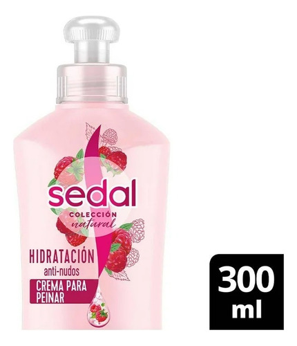 2 Pza Crema Para Peinar Sedal Anti-nudos Frambuesa Y Óleos 3