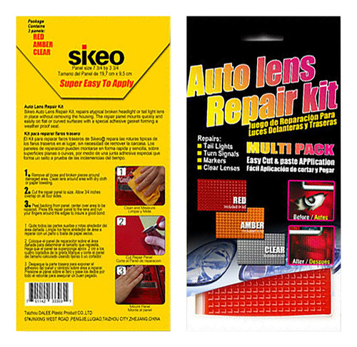 A Kit De Reparación De Luces Traseras F Car Lens Tool 1007