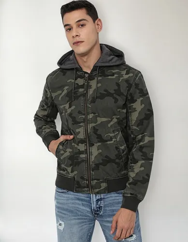 Chaqueta American Eagle Camuflaje Bomber Hombre