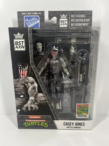 Tmnt Bst Axn Casey Jones Battle Damage The Loyal Subjects (Usado)