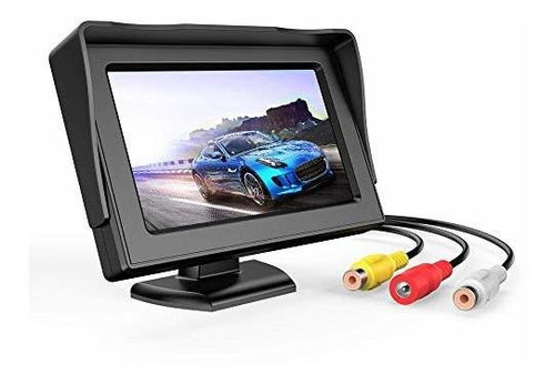 B-qtech 4.3 Inch Color Tft Lcd Display Backup Camera Monitor