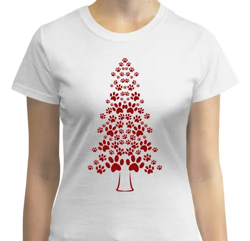 Playera roja navideña sale
