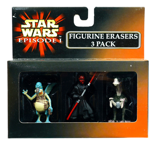 Star Wars Episode 1 Figurine Erasers 3 Watto Maul & Sebulba