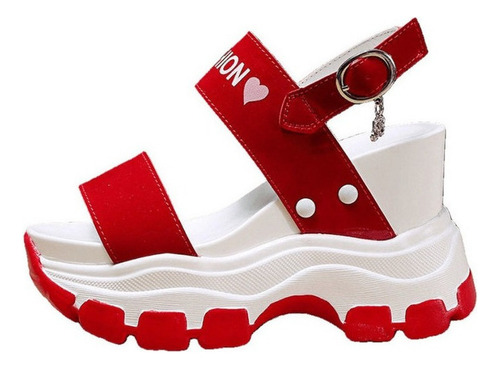 Sandalias Casuales De Cuña Con Plataforma De Moda Para Mujer