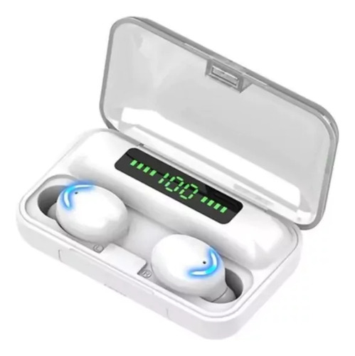 Audifonos Inalambricos F9-5 Tws Bluetooth Color Blanco