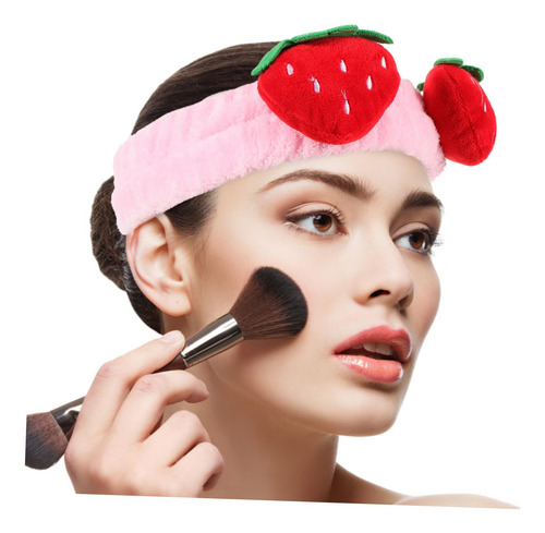 2 Piezas Diadema De Fresa Diademas De Mujer Diadema