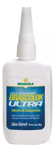 Brascolok Ultra 100gr Adhesivo Instantáneo Ft