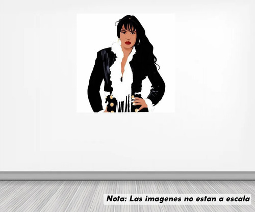 Vinil Sticker Pared 120cm Lado Selena Quintanilla Modld0042