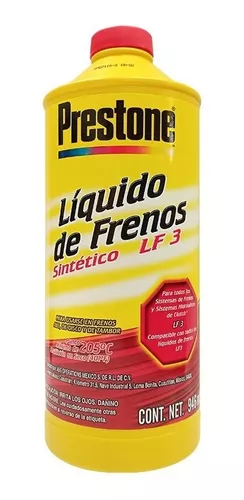 Prestone Líquido de Frenos Sintético LF4 DOT4 350 ml