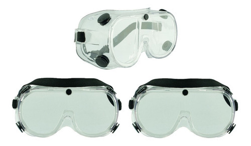 Goggles Protectores Transparentes Pack 3 Pz Home Supplies