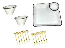 Comprar Set Copetinero Pincho Tenedor Porta Copetin Picada