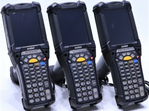 Lot Of (3) Motorola Mc92n0 Mobile Computer Barcode Scann Ddh