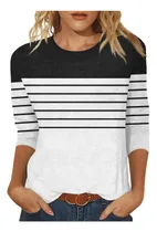 Comprar Blusas Holgadas N Fashion Para Mujer, Estampadas, Manga 3\u002F4,