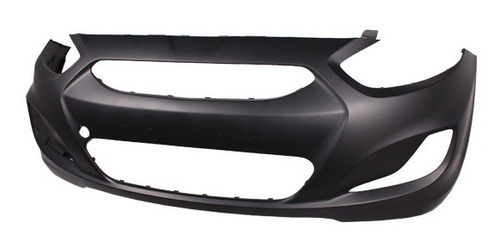 Paragolpe Delantero Negro Liso Hyundai Accent Sedan 2010-14