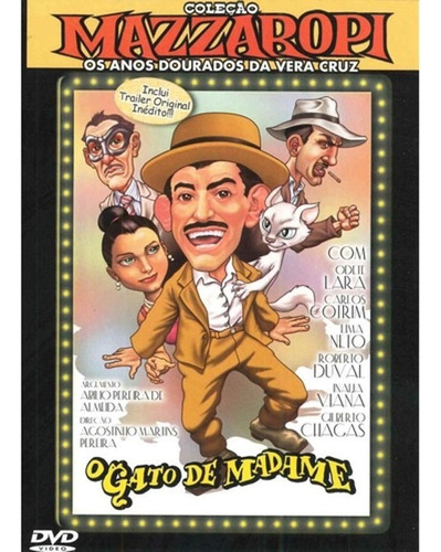 Dvd Filme Mazzaropi - O Gato De Madame - Em Preto E Branco