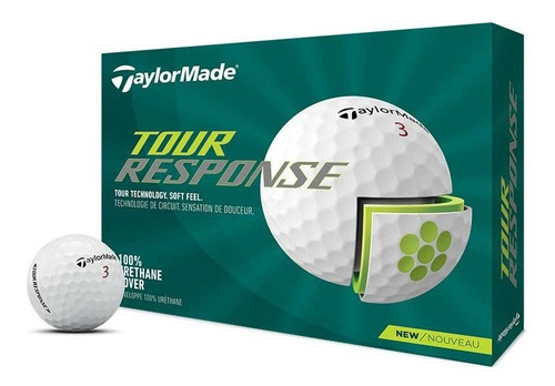 Imagen 1 de 6 de Kaddygolf Pelotas Golf Taylormade Tour Response X12 Blandas