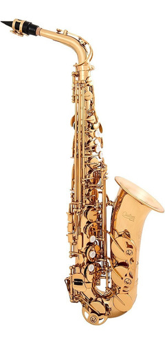 Saxofone Custom Alto Linha Premium Eb Laqueado Al22p + Case