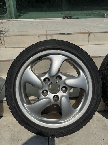 Pirelli 205/50r17 C/4 Llantas Con Rin Original De Porsche (Usado)