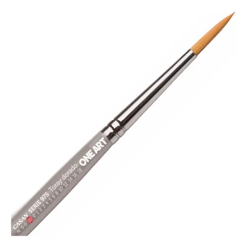 Pincel Casan Toray Dorado Redondo Serie 975 - N 00000