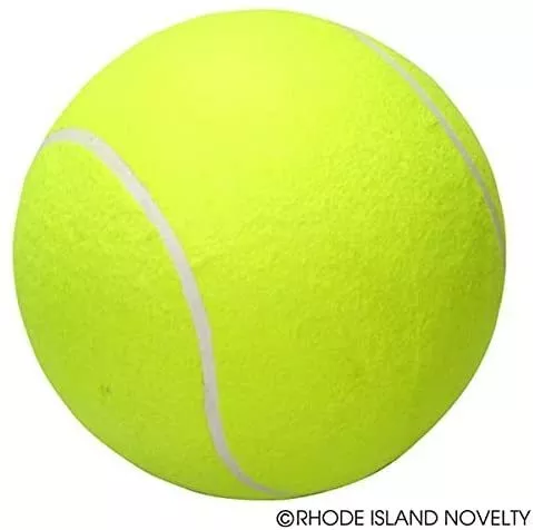 ArtCreativity Juego de 2 pelotas de tenis jumbo de 8 pulgadas en colores  surtidos, azul, rojo, verde y amarillo para niños a partir de 3 años