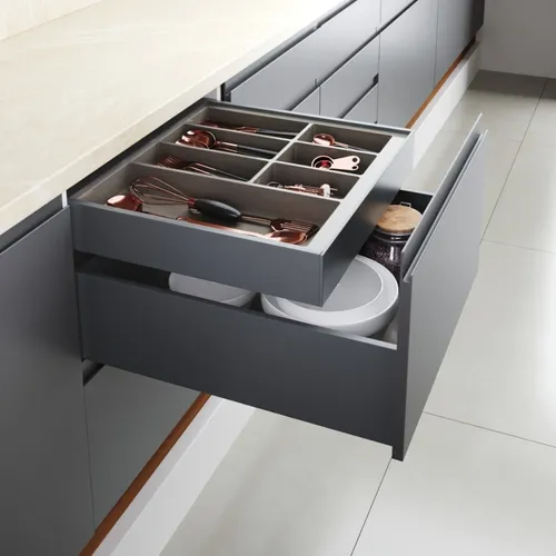 Corrediça 50cm Invisível Amortecedor Hafele Total Gt230 C/2